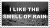 I like the smell of rain