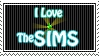 Sims icon spinning saying I Love the Sims